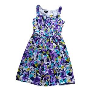 Women's Purple Floral Dress by BCX, Size 5